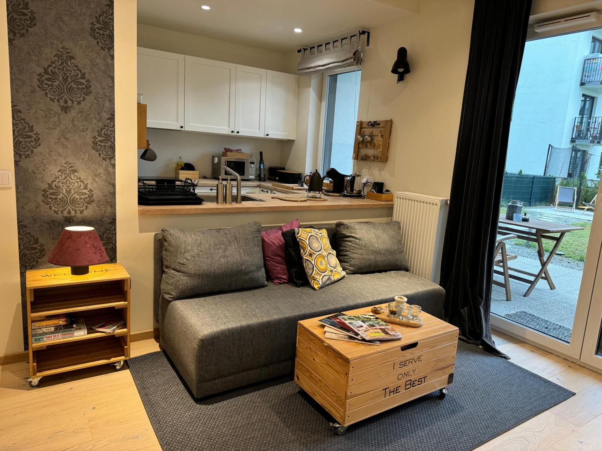 Relax&Comfort New Waw 50 Sqm With Terrace, Garden, Free Parking And Ac Warschau Buitenkant foto
